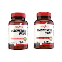 Nevfix Magnesium Oxide Magnezyum 250 MG 120 Tablet X 2 Kutu