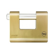 Yale 80 Mm Oval Kayar Pimli Milli Prinç Sarı Asma Kilit