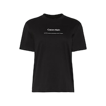 Calvin Klein Ss Multı Logo Classı, Ub1, Xs Siyah Kadın T-shirt