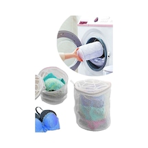 Sütyen Çamaşır Yıkama Filesi Hassas Çamaşır Eşarp Yıkama Fermuarlı Sutyen Plastik Beyaz Diğer