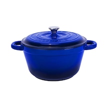Lava Döküm Yuvarlak Tencere Döküm Demir Kapak New Heritage Serisi Çap(Ø)26cm.