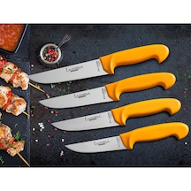 Lazbisa Mutfak Bıçak Seti Et Kurban Kasap Bıçağı Gold Ser 0-1-2-3