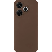 Xiaomi Redmi 13 4g Kılıf First Silikon - Kahverengi