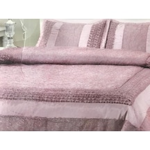 Taç Çift Kişilik Yatak Örtüsü Molly Pembe