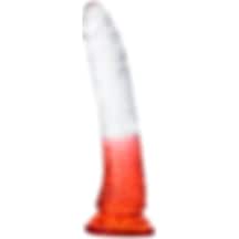 Zaga Oyun Myst Color Dildo Realistik Jel Dokuda Testissiz Ultra Yumuşak Şeffaf Kırmızı Yapay Penis