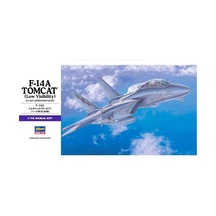 Hasegawa E2 532 1/72 Ölçek, F-14a Tomcat Low Visibility , Savaş Uçağı Plastik Model Kiti-48777