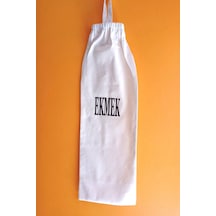 Ekmek Baskılı 50x20 cm Keten Kumaş Ekmeklik & Ekmek Torbası