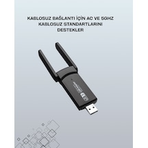 Tak-çalıştır Özellikli Çift Bant Wifi Adaptör 1200 Mbps - Lisinya