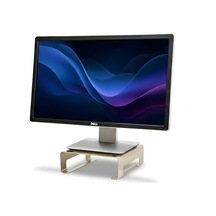 Ayrex Prexua Riser Masaüstü Monitör Standı - Monitör Yükseltici Gold, Small