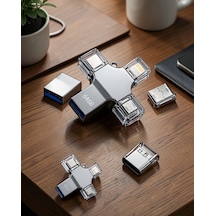 64 Gb 4'ü 1 Arada Flash Bellek 64gbıphoneotg-5