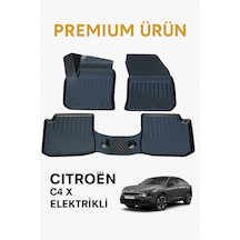 Citroen C4 X Elektrikli Uyumlu 3d Oto Paspas Premium