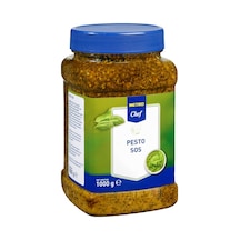 Metro Chef Pesto 1 Kg - Fesleğenli Makarna Ve Pizza Sosu 2'li Ekonomik Paket - 2 Adet Tarı