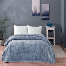 Taç Midnight Çift Kişilik Battaniye Mavi 000000001500219755 Mavi