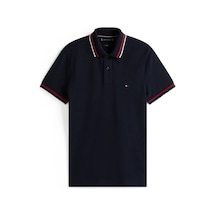 Tommy Hilfiger Cuff Interest Slım F, Dw5 Siyah Erkek Polo Yaka T-shirt