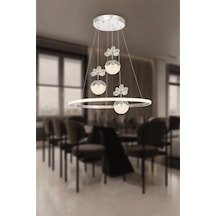 Eray Aydınlatma 2078-40 Kr 3 Toplu Led Krom Avize Krom