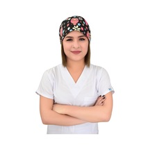Baykuş Çiçekli Desenli Cerrahi Bone