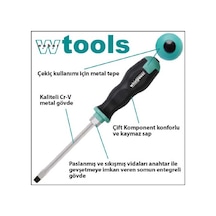 Weber Tools Düz Uçlu Tornavida 55 x 100 MM Somunlu Gövde ve