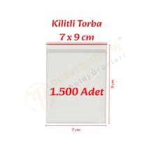 7x9 Cm. Kilitli Torba 1.500 Adet