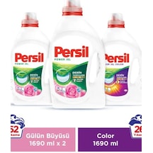 Persil Gülün Büyüsü Sıvı Çamaşır Deterjanı 2 x 1690 ML + Color Sıvı Çamaşır Deterjanı 1690 ML