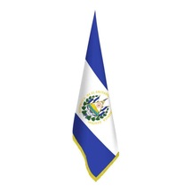 El Salvador Bayrağı - Ofis - Makam -toplantı Odaları - Saçaklı Makam Bayrağı 1