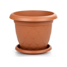 Damla Saksı 25 Litre - Kiremit Renk