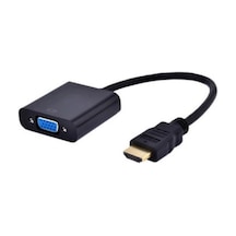 Hdmi To Vga Çevirici Dönüştürücü Adaptör Kablosu