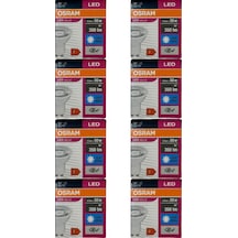Osram 4.5w 50w 4000k Günışığı Gu10 Duylu Par16 Led Spot 8 Adet