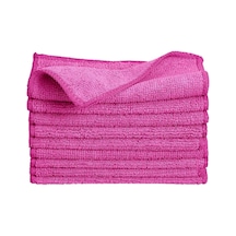 Mikrofiber Temizlik Bezi Pro Pembe 40x40 Cm - 5 Adet - 250 Gsm - Cam Bezi - Mutfak Bezi Genel