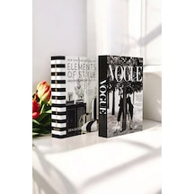 2'li Element & Kadınlar Dekoratif Kitap Kutu