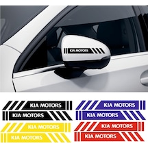 Kia Picanto Yan Dikiz Aynası Şerit Sticker Araca Özel