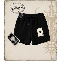 Tarzsokak Gotik & Grunge Streetwear Retro 1 Unisex Şort Siyah