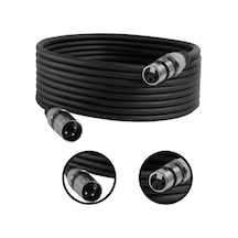 Midex Mxl-10m-bk Kaliteli Xlr To Xlr 10 Mt. Mikrofon Kablosu