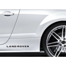 Land Rover Yapıştırma Marşpiyel Yazısı Sticker 2 Adet
