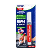 10 Adet Beyaz / Süper Seri Derz Kalemi Su Bazlı - Kokusuz Yedek Uç