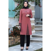 Asya Tesettür Takım Gül Kurusu Gülkurusu