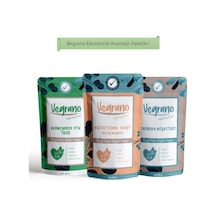 Vegrano Nutritional Yeast Besin Mayası 100 G + Vegrano Tapyoka Nişastası Gıda Tipi 100 G + Vegrano Karnıyarık Otu Tozu PsylliumTozu 100 G