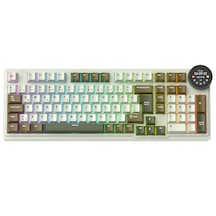 Havit Gamenote Kb923l Pro Tri-mode Kablosuz Mekanik Rgb Oyuncu Klavyesi Lcd Ekranlı