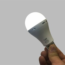 9w Beyaz Şarjlı Led Ampul 1'li Beyaz Işık E27 Led Ampul 0 - 250 Watt Yok A'dan G'ye F