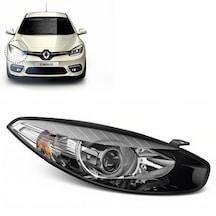 Renault Fluence 2013-2016 Siyah Çerçeveli Mercekli Sağ Ön Far 1 Adet