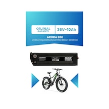 Arora Ege Uyumlu Batarya 36v 10ah Elektrikli Bisiklet Bataryası Siyah