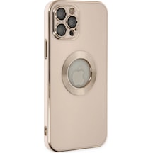 Apple  Uyumlu  iPhone 12 Pro Kılıf Store Silikon Pembe,