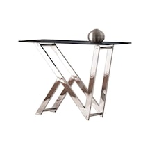 Alba Paslanmaz Metal Dresuar / Konsol Gümüş