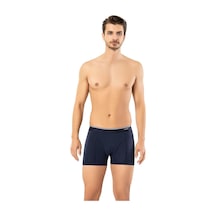 Erdem Lacivert Pamuk Elastan Klasik Boxer 1445 Lacivert