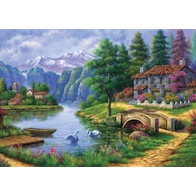 Art Puzzle Göl Köy 1500 Parça Puzzle