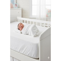 Oznhome Bebek Alezi Anne Yanı Yatak Alezi   Pamuk 60 x 120
