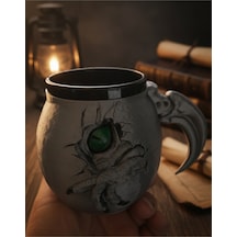 Ejderha Gözü Kuluçka Bardak Tutucu - 3d Baskı Fantasy 14x11x10 Cm