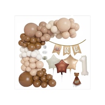 One 60 Balonlu, 1 Yaş Yıldızlı Set
