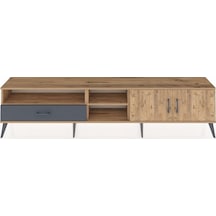 Arges Tv Ünitesi 3 Raflı Tek Çekmeceli 2 Kapaklı 220x30x51 Çam-çam/antrasit Atlas Çam/antrasıt - Atlas Çam