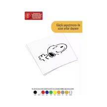 El Sallayan Snoopy - Araç, Oto, Laptop, Duvar Uyumlu Sticker 25 12 Cm