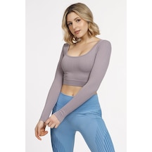 Doremi Seamless Straplez Uzun Kollu Fitilli Büstiyer 001